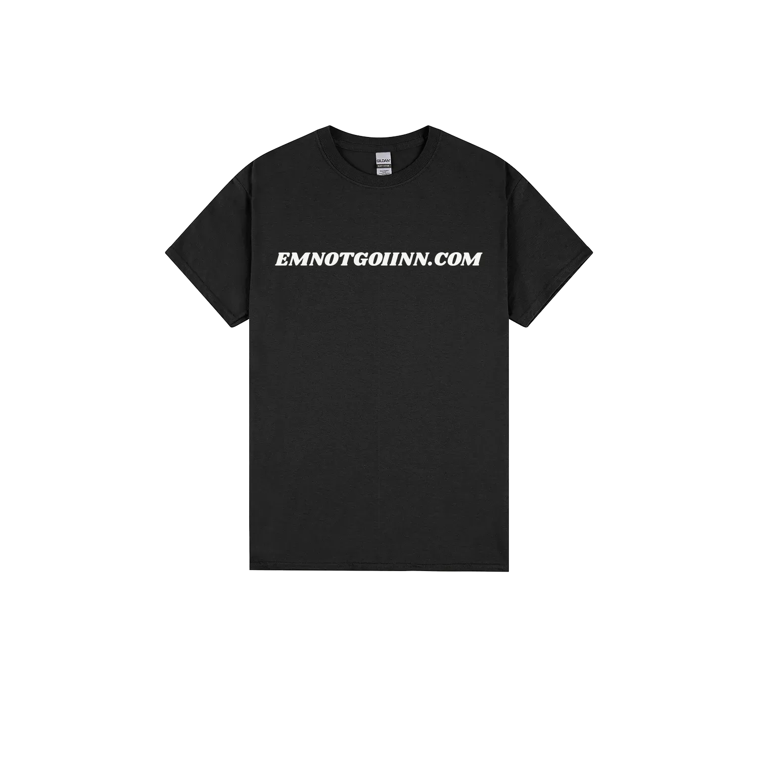 Black front flat lay